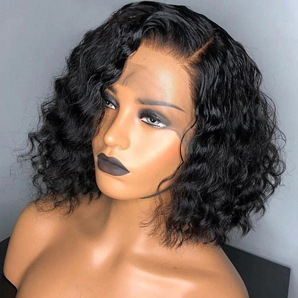 4x4 5x5 6x6 13x4 13x6 Lace Frontal Natural Color Human Hair Bob Wigs