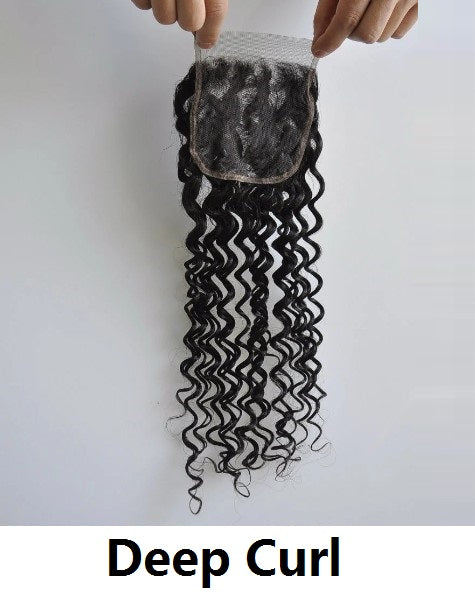 100% Virgin Human Hair 4x4 5x5 6x6 Lace Closures