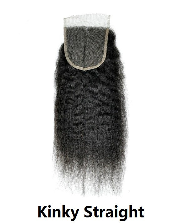 100% Virgin Human Hair 4x4 5x5 6x6 Lace Closures
