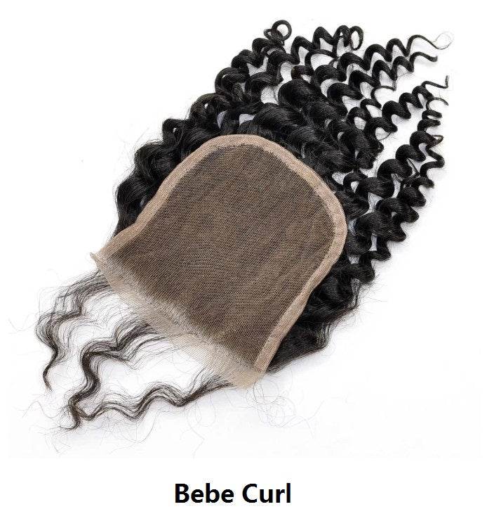 100% Virgin Human Hair 4x4 5x5 6x6 Lace Closures