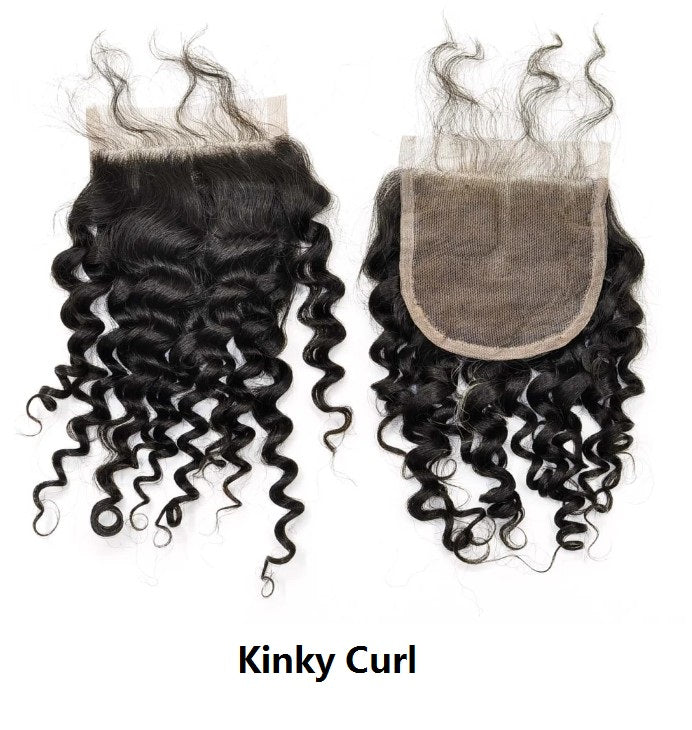 100% Virgin Human Hair 4x4 5x5 6x6 Lace Closures