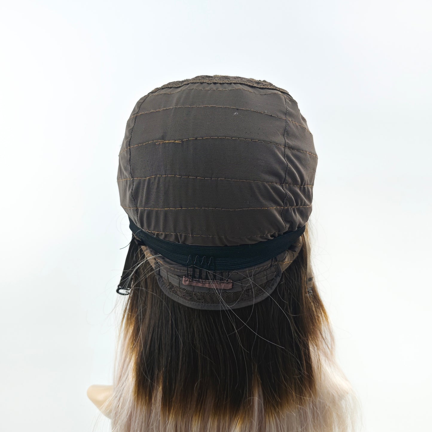 highlight color human hair frontal lace wig