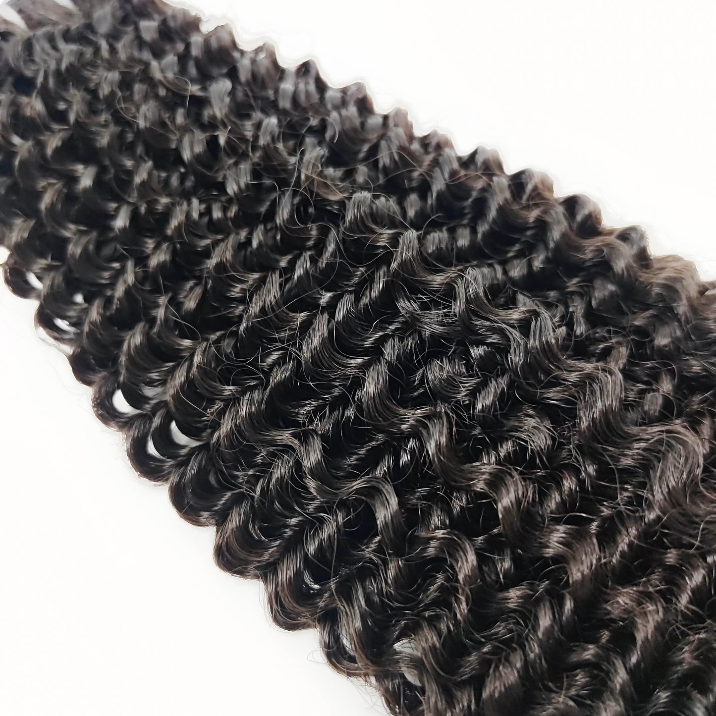 Kinky Curly Virgin Human Hair Extensions with 3 Years Life Time