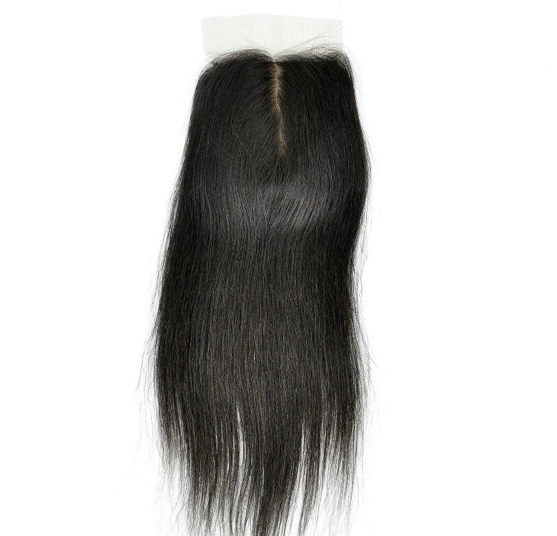 Straight Virgin Human Hair Lace Closure 4*4