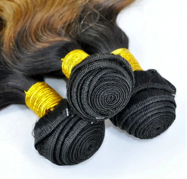Color Hair Virgin Human Hair Extension Bundles
