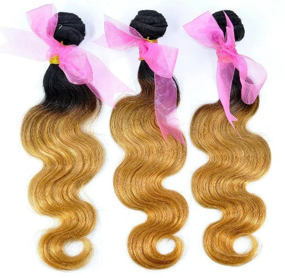 Color Hair Virgin Human Hair Extension Bundles