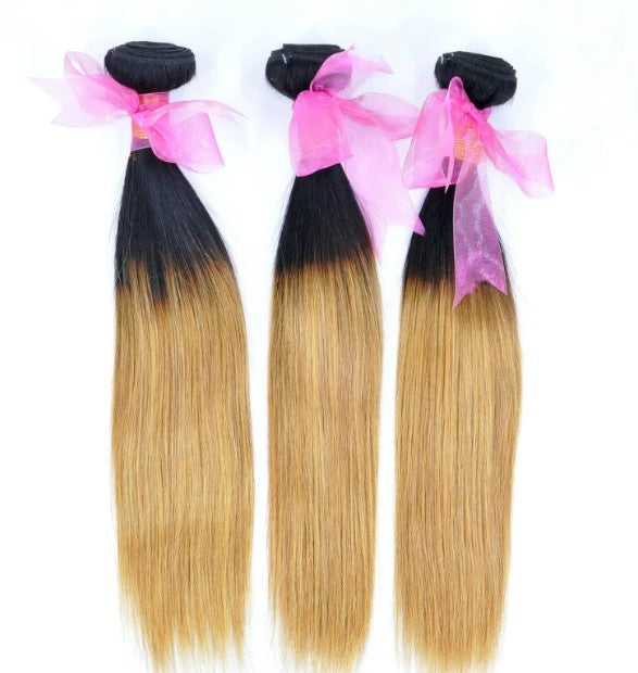 Color Hair Virgin Human Hair Extension Bundles