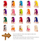 4x4 5x5 6x6 13x4 13x6 Lace Frontal Colorful Human Hair Bob Wigs