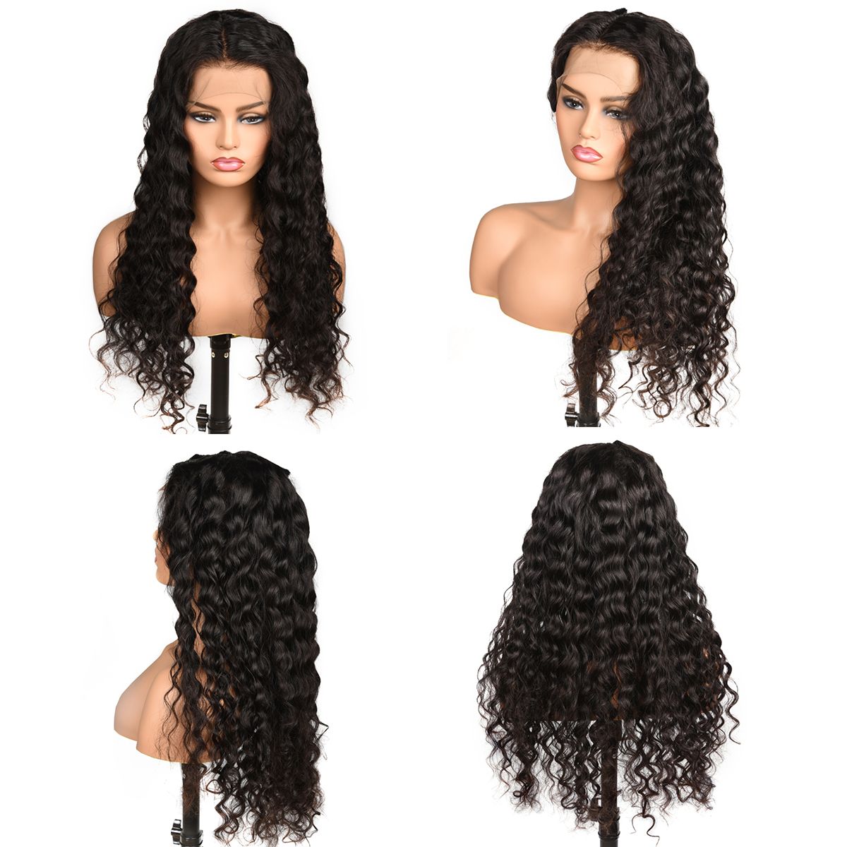 4x4 5x5 6x6 13x4 13x6 360 Lace Frontal Natural Color Human Hair Wigs