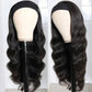 Headband Natural Color Human Hair Wigs