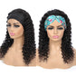 Headband Natural Color Human Hair Wigs