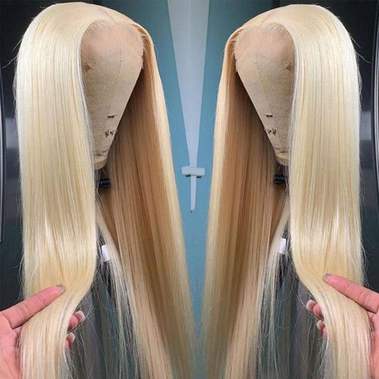 4x4 5x5 6x6 13x4 13x6 Lace Frontal 613# Blonde Human Hair Wigs