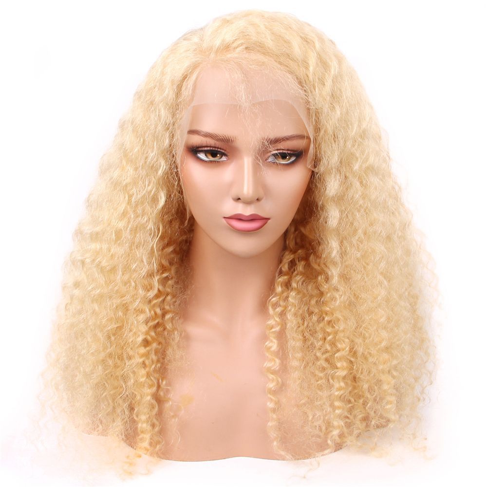 4x4 5x5 6x6 13x4 13x6 Lace Frontal 613# Blonde Human Hair Wigs