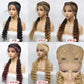 Wholesales 100% Synthetic Hair Braid Lace Wigs China Cheap Lace Wig Black Woman Braids Wig