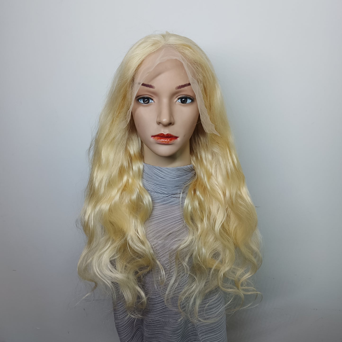 4x4 5x5 6x6 13x4 13x6 Lace Frontal 613# Blonde Human Hair Wigs