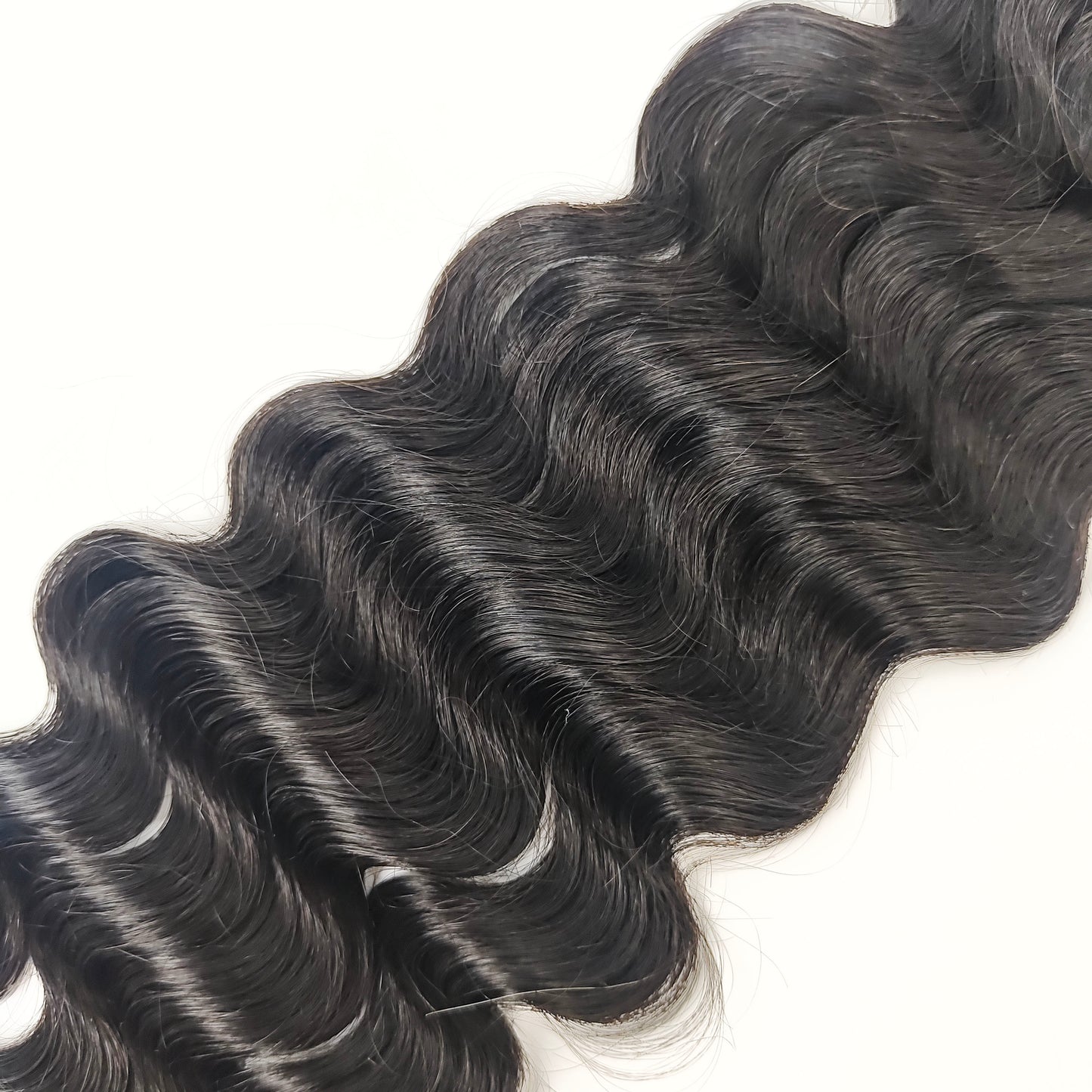 Deep Wave Virgin Human Hair Extensions with 3 Years Life Time