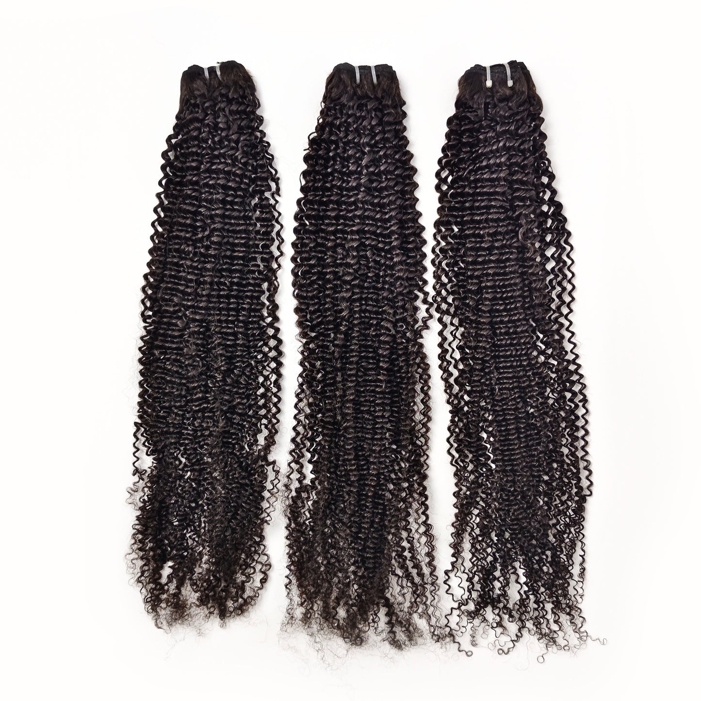 Long Length kinky curl Virgin Human Hair Extensions with 3 Years Life Time