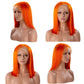 4x4 5x5 6x6 13x4 13x6 Lace Frontal Colorful Human Hair Bob Wigs