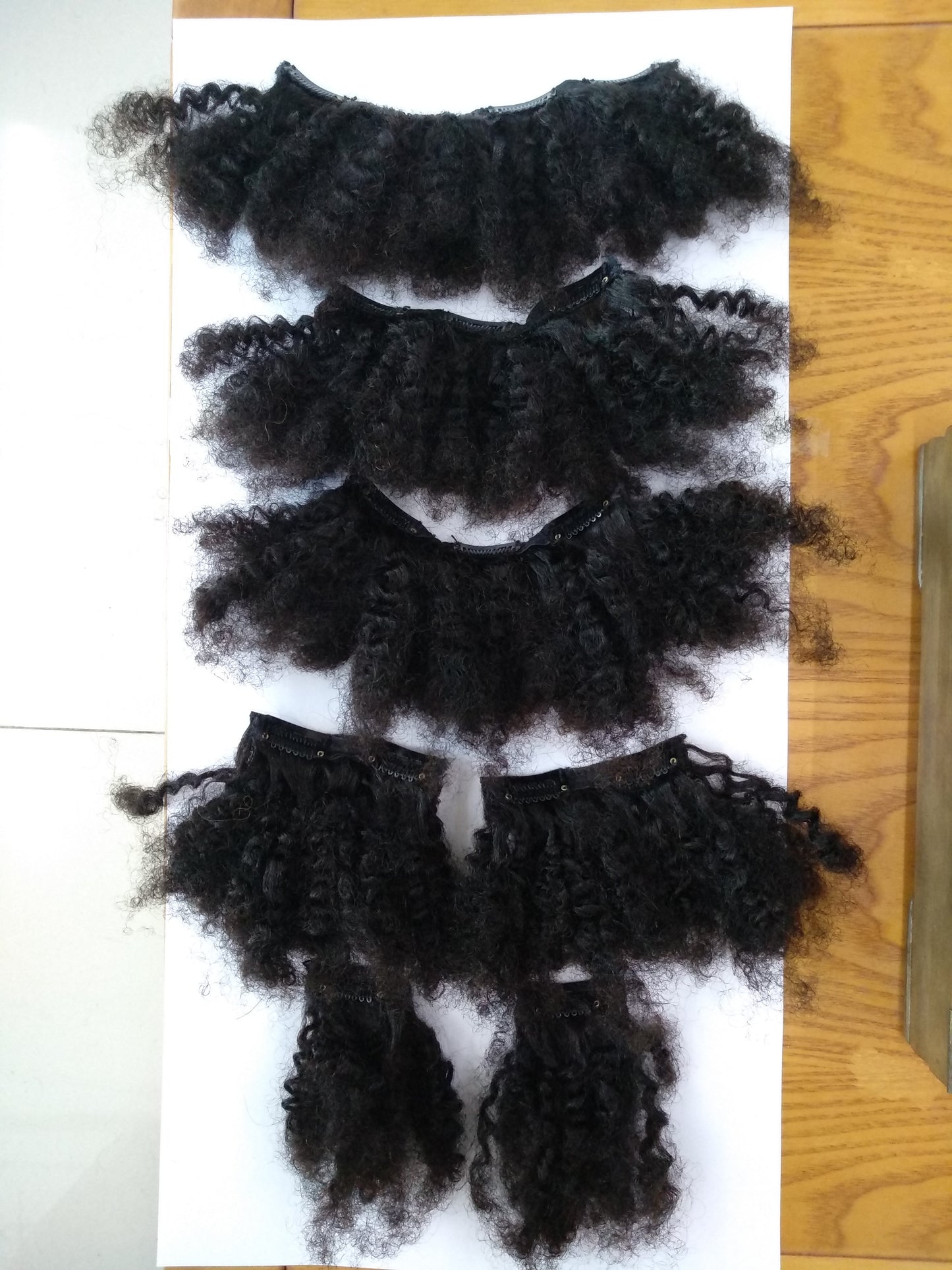 Clip in Virgin Human Hair Brazilian Virgin Clip in Hair Extensions