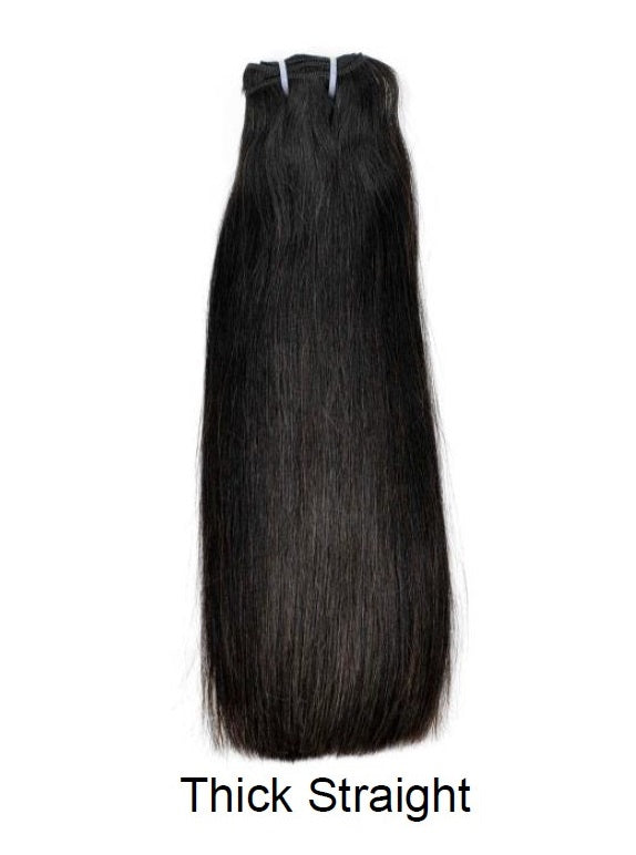 Virgin Human Hair Super Double Drawn Hair Extensions with 3 Years Life Time