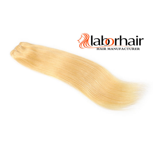 #613 100% Human Brazilian Virgin Hair Weft Straight Hair Extension