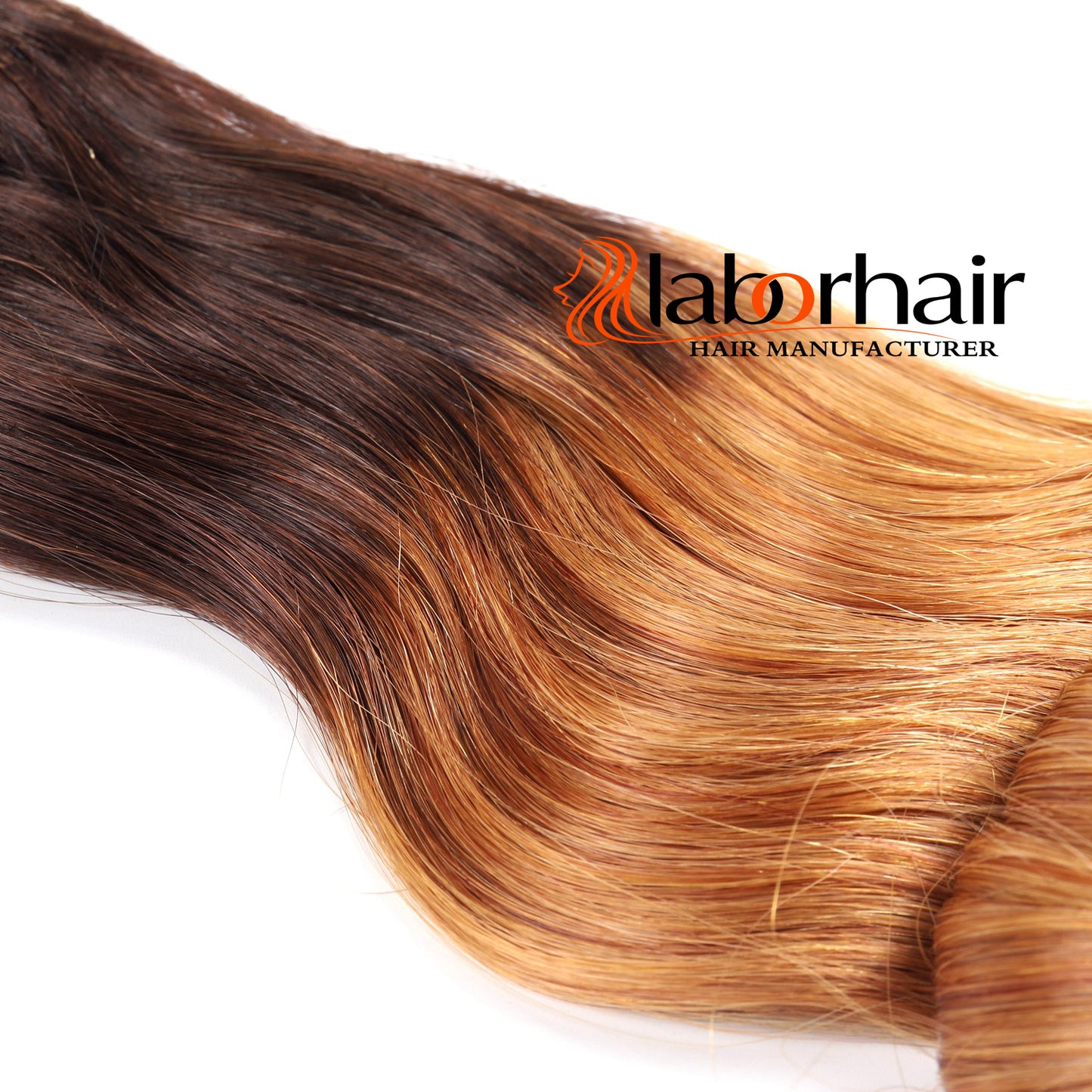 Ombre color Bouncy Hair / Egg Curl 100% human hair weft 100g