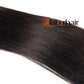 Straight Virgin Human Hair Extensions with 3 Years Life Time