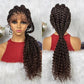 Wholesales 100% Synthetic Hair Braid Lace Wigs China Cheap Lace Wig Black Woman Braids Wig