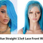 4x4 5x5 6x6 13x4 13x6 Lace Frontal Colorful Human Hair Bob Wigs