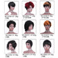 Human Hair Wigs Machine Made Nope Lace Short wig