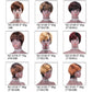 Human Hair Wigs Machine Made Nope Lace Short wig