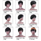 Human Hair Wigs Machine Made Nope Lace Short wig