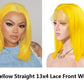 4x4 5x5 6x6 13x4 13x6 Lace Frontal Colorful Human Hair Bob Wigs